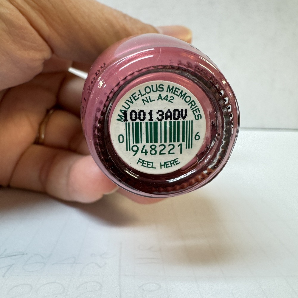 New OPI Mauve-lous Memories NL A42 Nail Lacquer 25th Anniversary Collection 2006